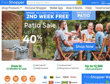 Tablet Screenshot of flexshopper.com